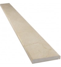 CREMA MARFIL POLISHED MARBLE THRESHOLD 4"X36"X3/4" - SINGLE HOLLYWOOD BEVEL